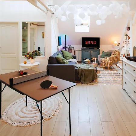 Pintrst-penthouse 110m2 Ping Pong Old Town * Belgrad